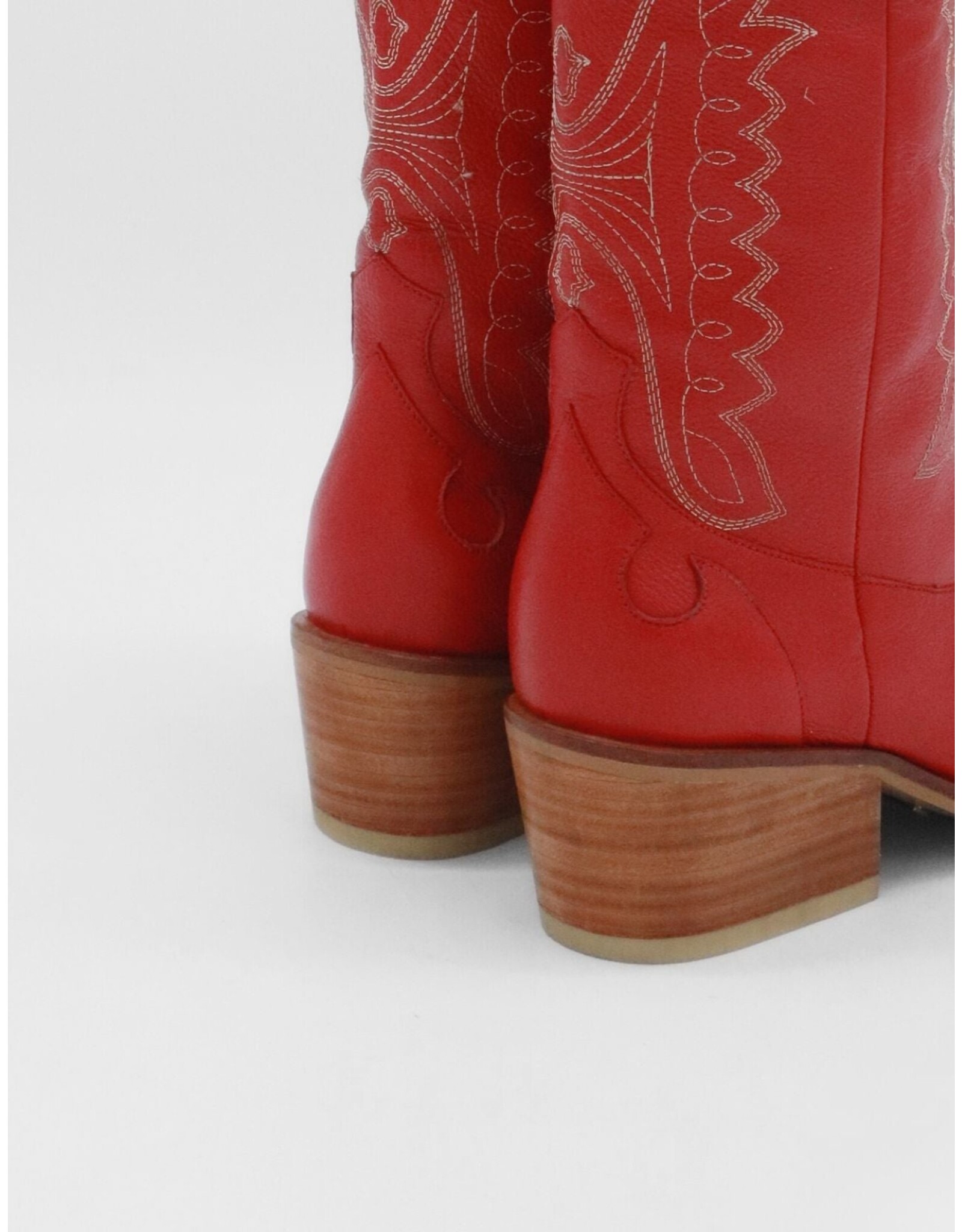 Stivali Unstoppable Cowboy Boot - Red Leather