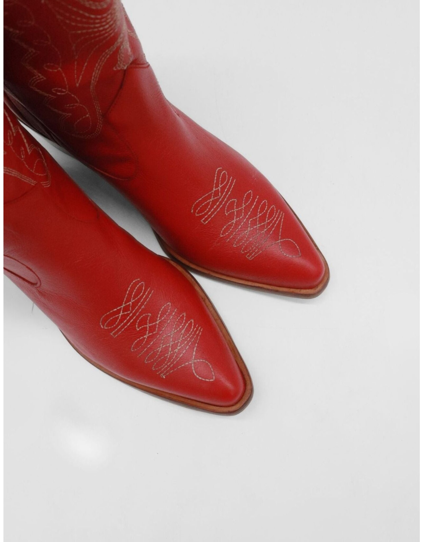 Stivali Unstoppable Cowboy Boot - Red Leather
