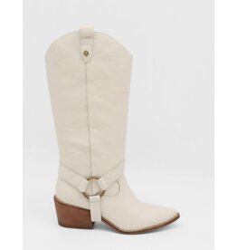 Stivali Penelope Convertible Boot - Ivory Leather