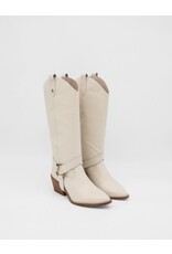 Stivali Penelope Convertible Boot - Ivory Leather
