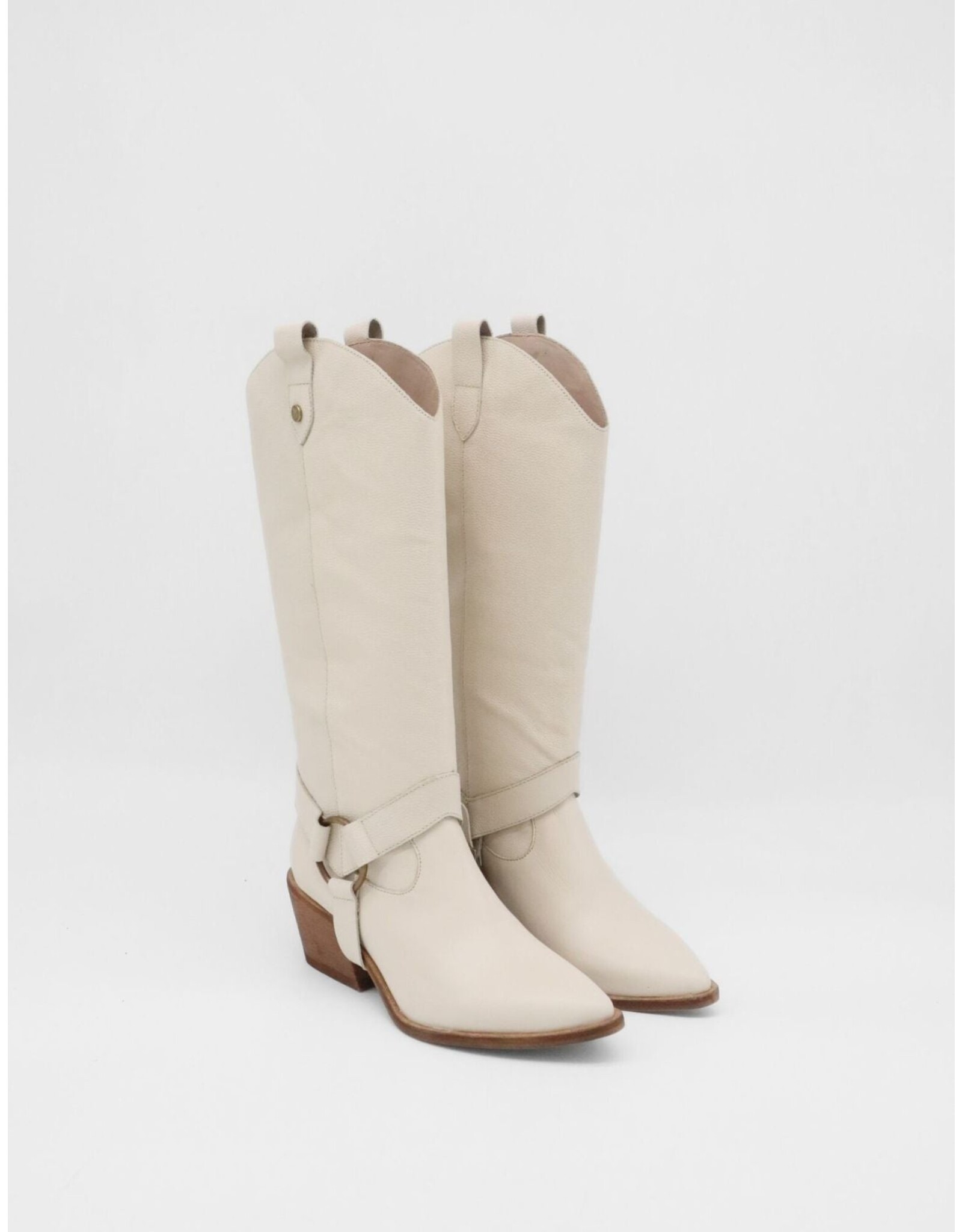 Stivali Penelope Convertible Boot - Ivory Leather