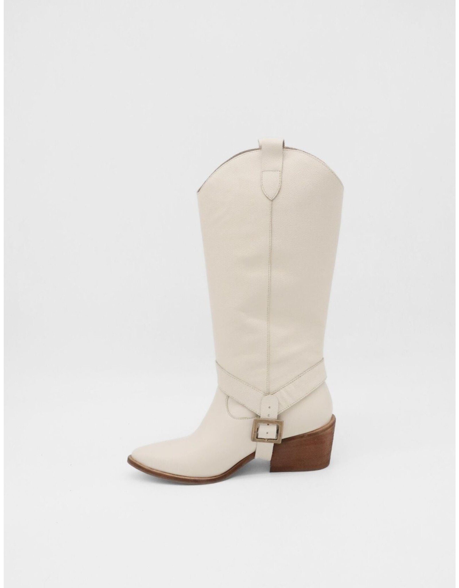 Stivali Penelope Convertible Boot - Ivory Leather