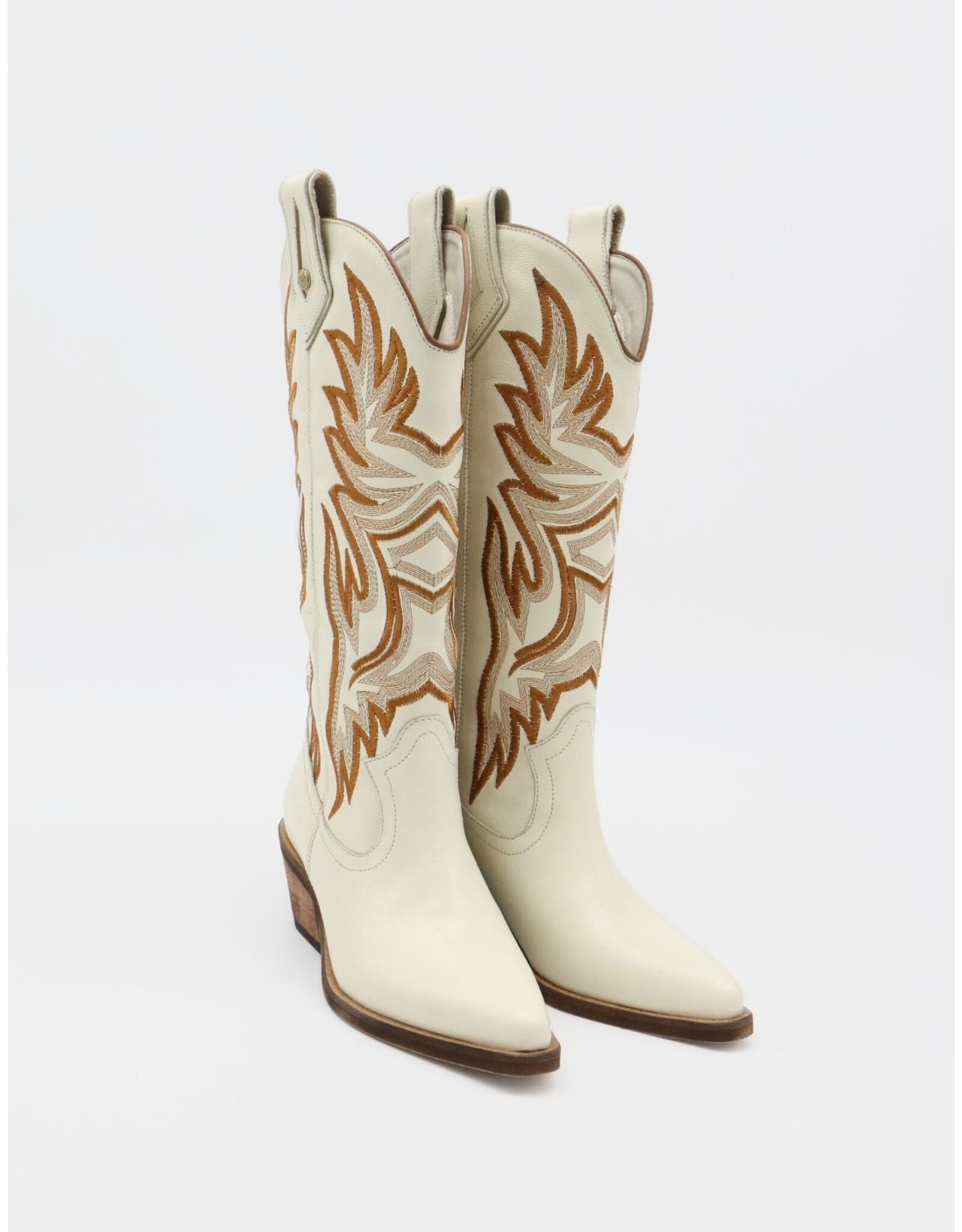 Stivali Dramen Cowboy Boot - Ivory Leather