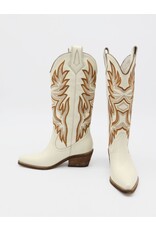 Stivali Dramen Cowboy Boot - Ivory Leather