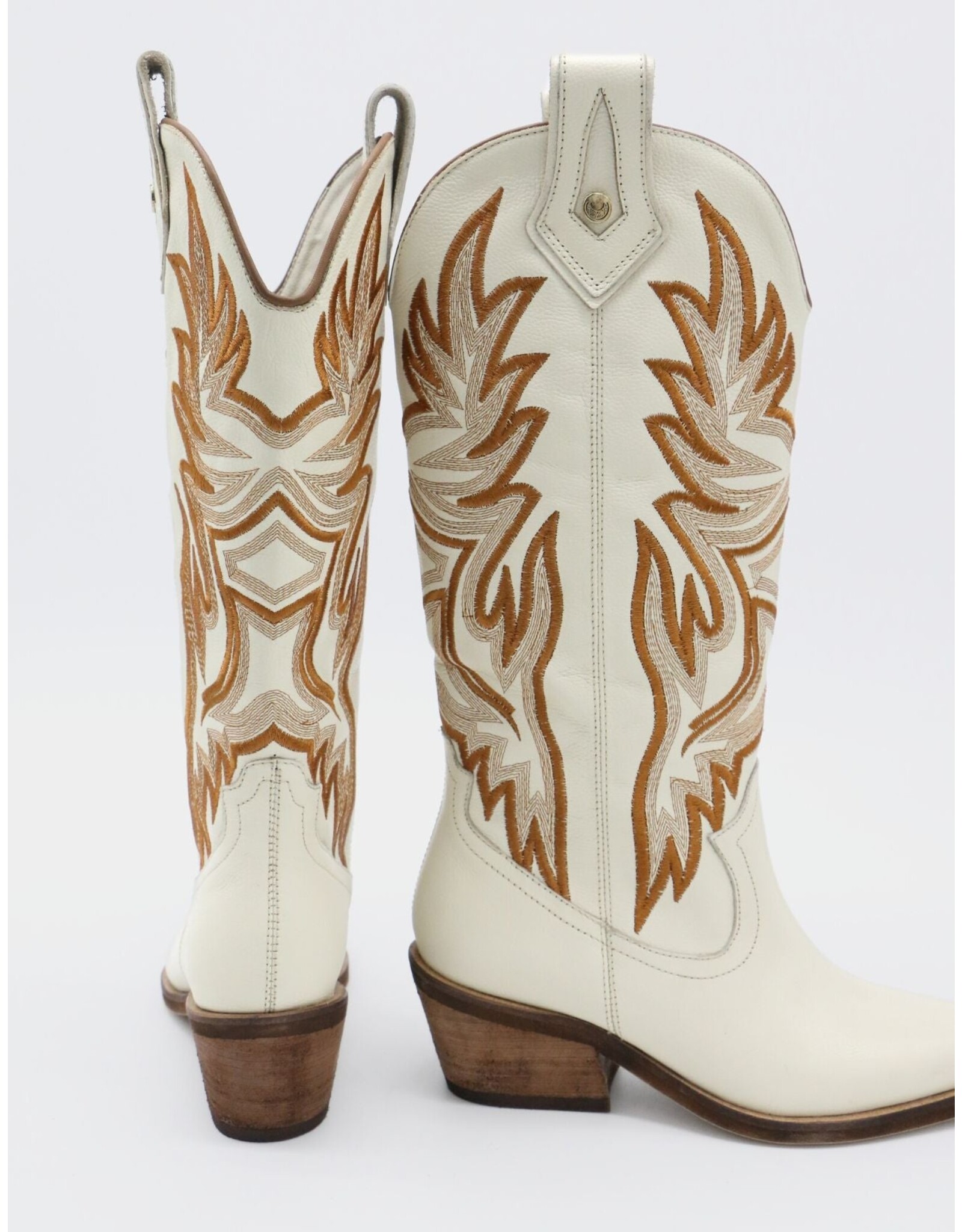 Stivali Dramen Cowboy Boot - Ivory Leather