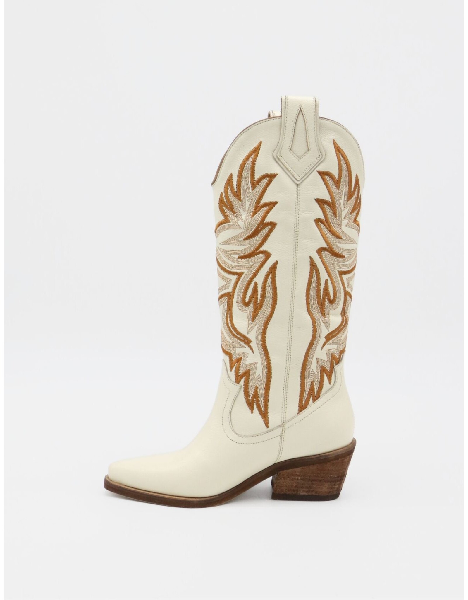 Stivali Dramen Cowboy Boot - Ivory Leather