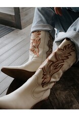 Stivali Dramen Cowboy Boot - Ivory Leather