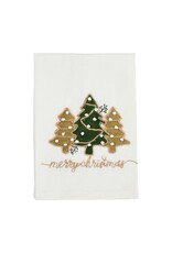Tree Velvet Applique Towel