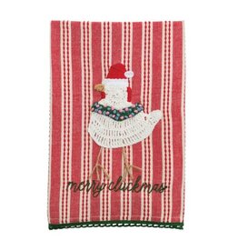 Farm Christmas Chicken Towel