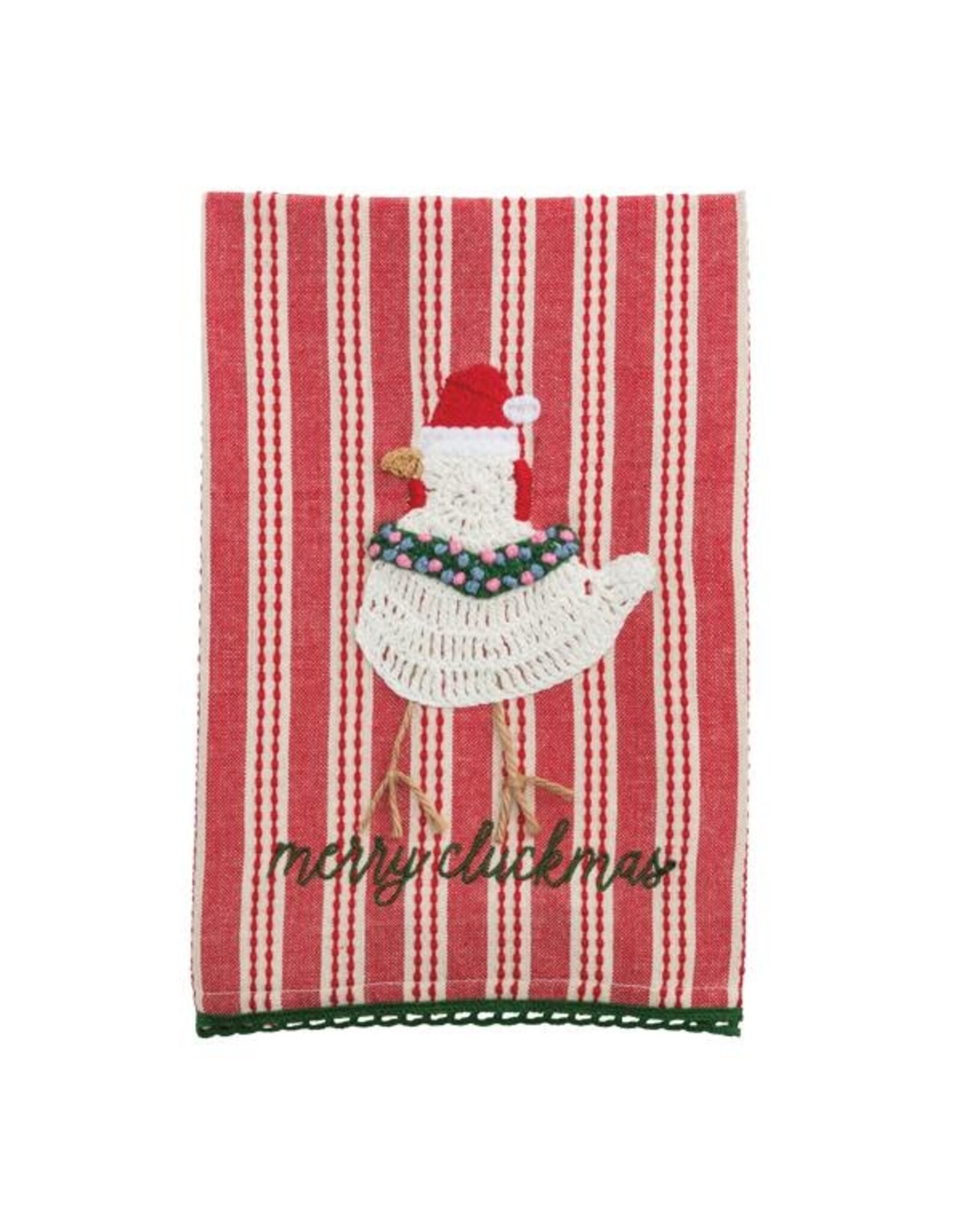 Farm Christmas Chicken Towel