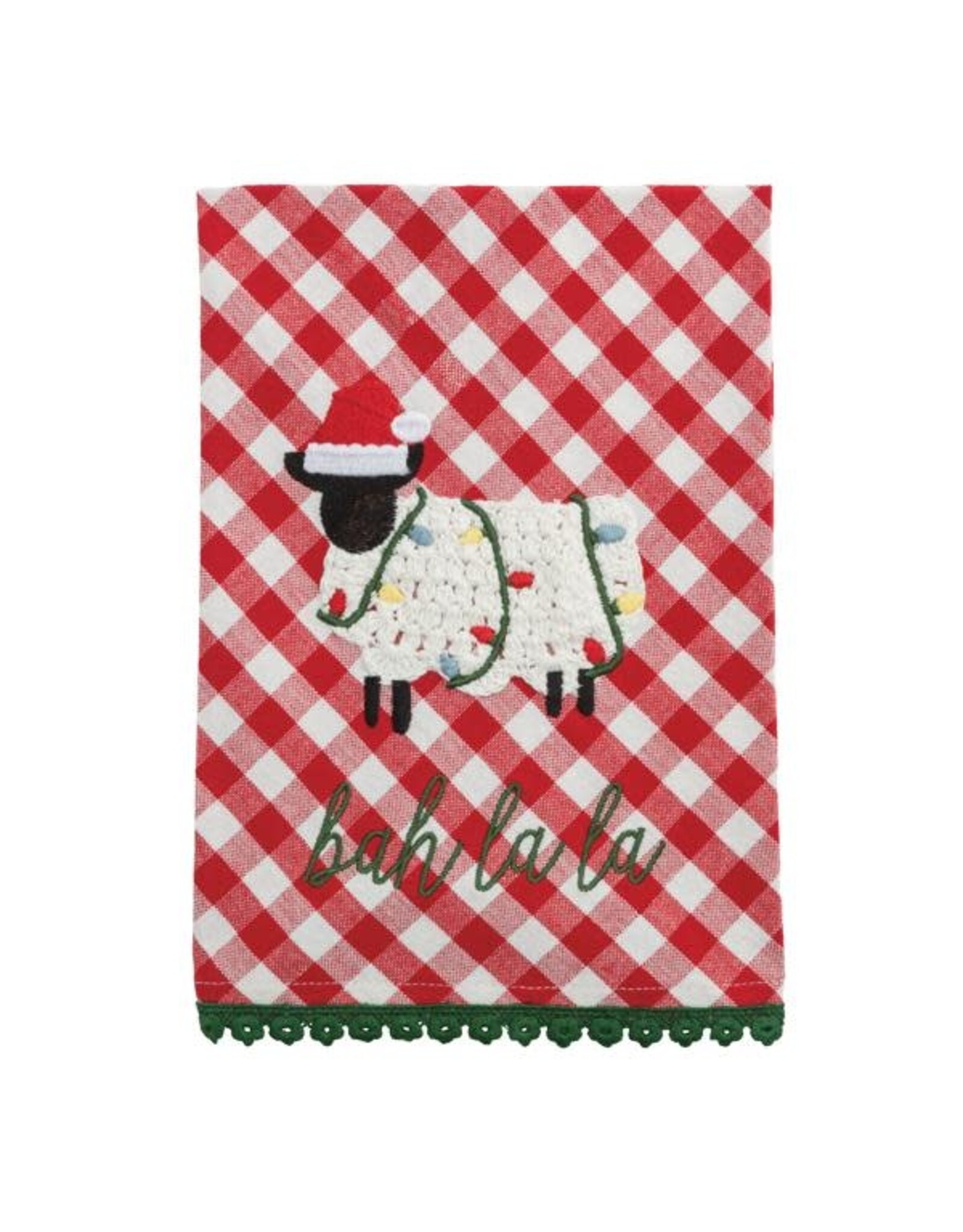 Farm Christmas Sheep Towel