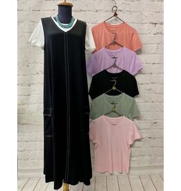 Tribal Tribal Textured Linen Sleeveless Cargo Dress