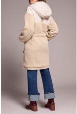 Tribal Tribal Long Sleeve Zip Front Coat with Hood & Lining