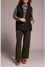 Tribal Tribal Quilted Cotton Long Hooded Vest