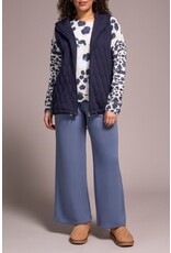 Tribal Tribal Quilted Cotton Long Hooded Vest