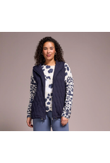 Tribal Tribal Quilted Cotton Long Hooded Vest