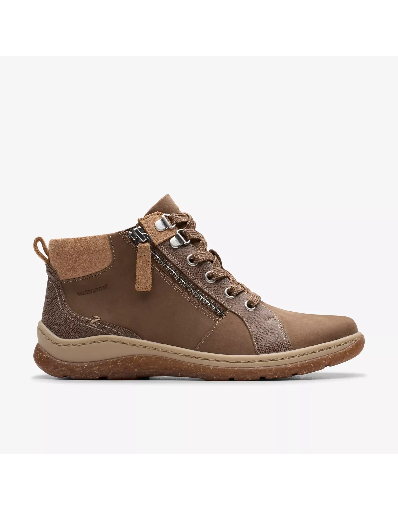 Clarks Clarks Orlene Top WP Dark Sand Nubuck