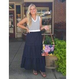 Eleanora Striped Maxi Dress