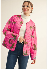 Lenora Hot Pink Leopard Jacket