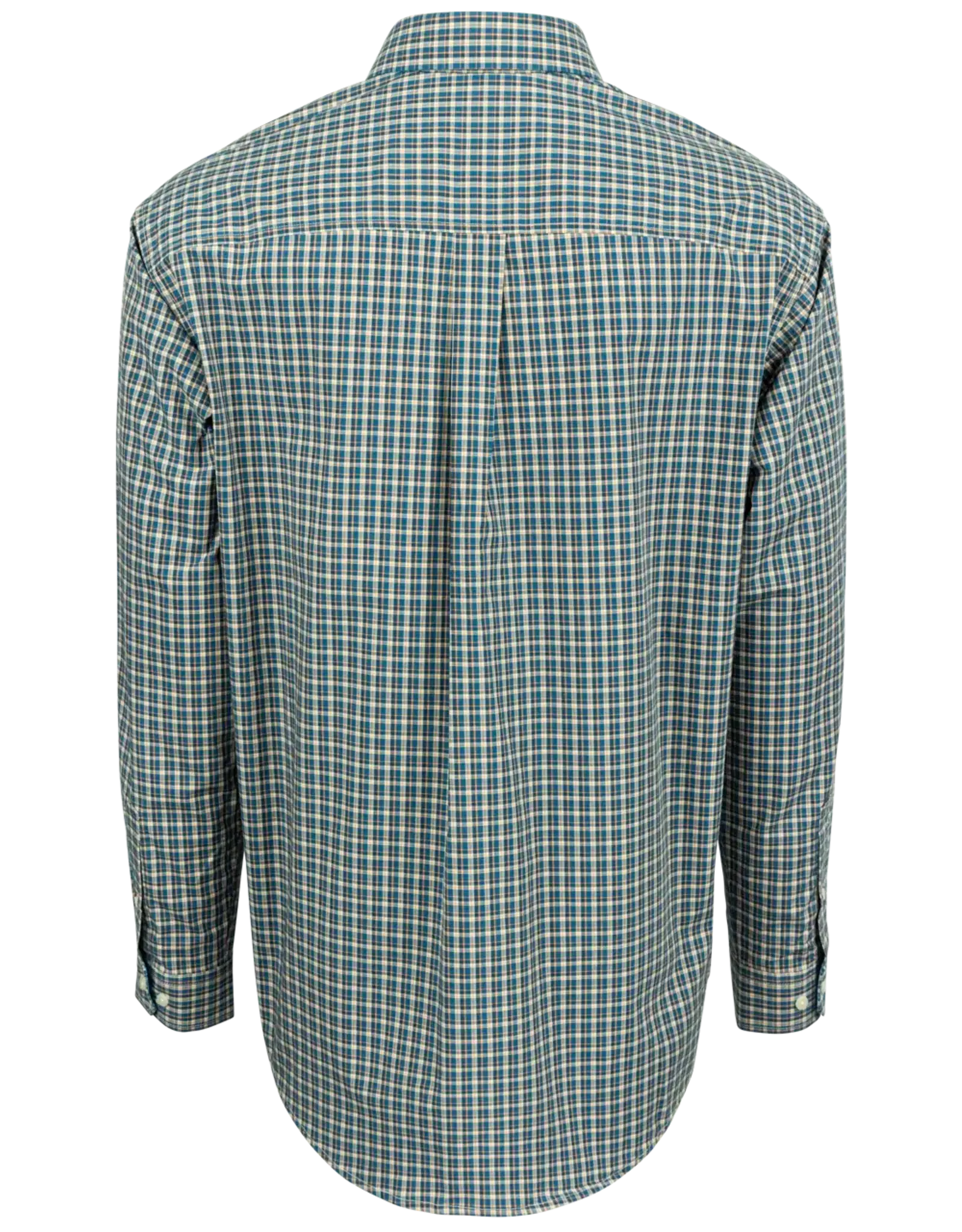 Cinch Cinch Men's Long Sleeve Blue Plaid Shirt