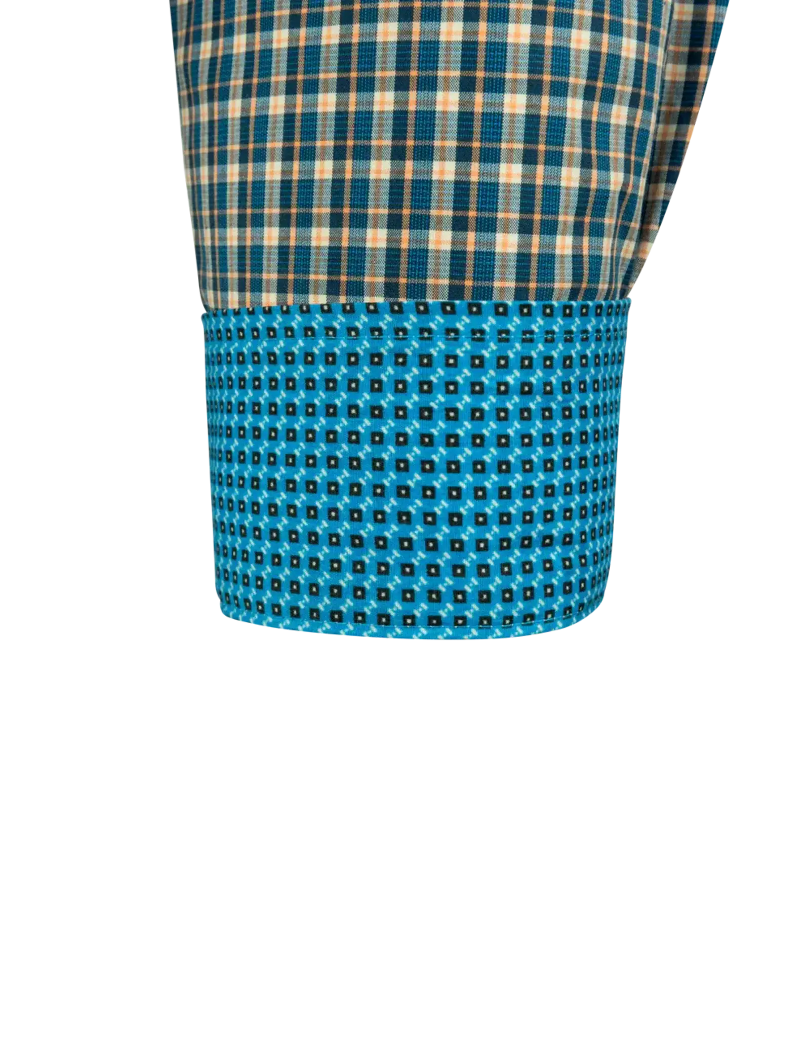 Cinch Cinch Men's Long Sleeve Blue Plaid Shirt