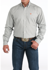 Cinch Cinch Men's Long Sleeve Cream Print Shirt
