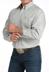 Cinch Cinch Men's Long Sleeve Cream Print Shirt