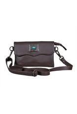 Crossbody Plain Soft Leather With Concho