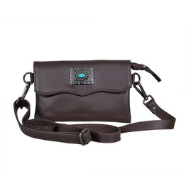 Crossbody Plain Soft Leather With Concho