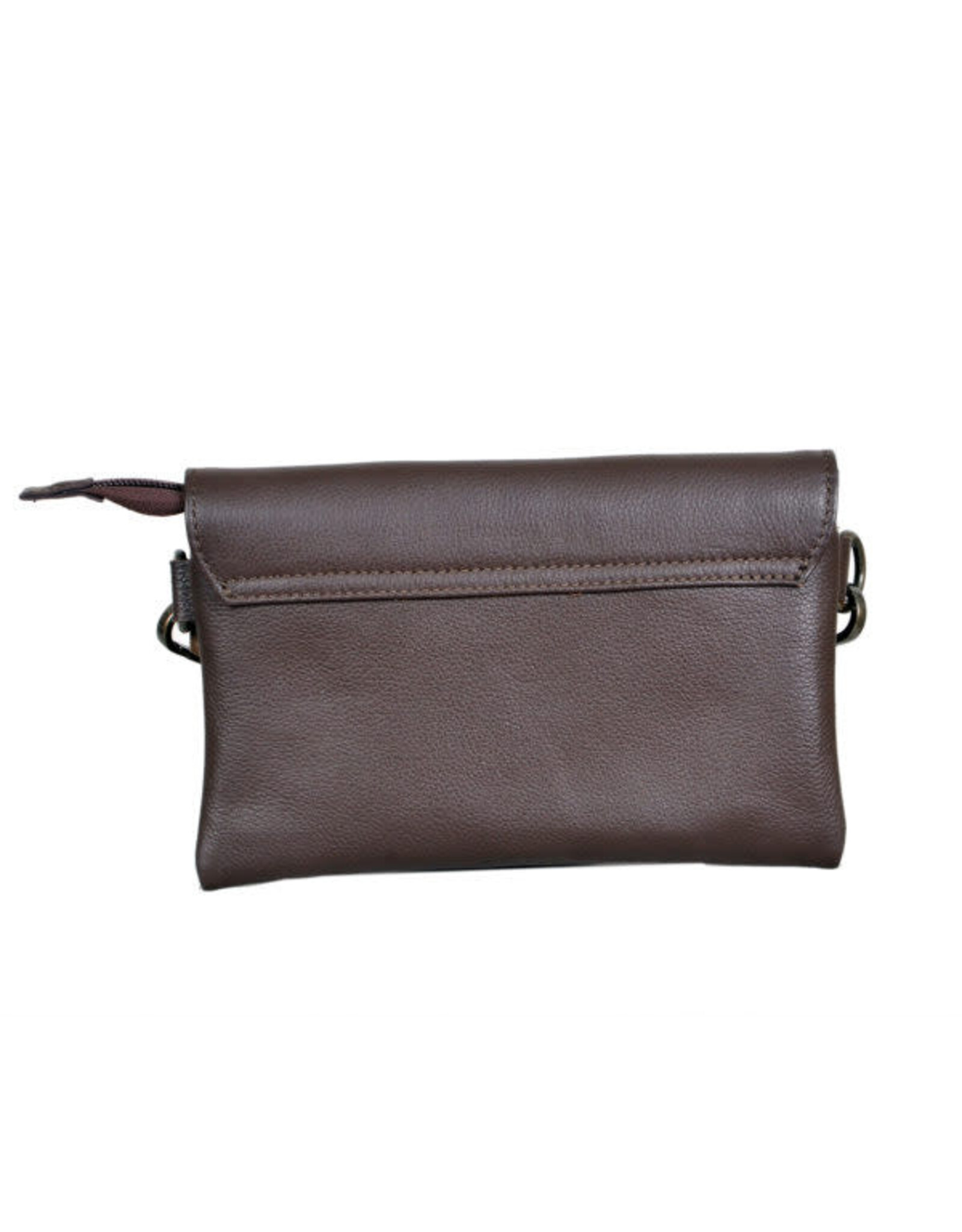 Crossbody Plain Soft Leather With Concho