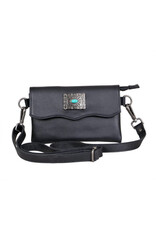 Crossbody Plain Soft Leather With Concho