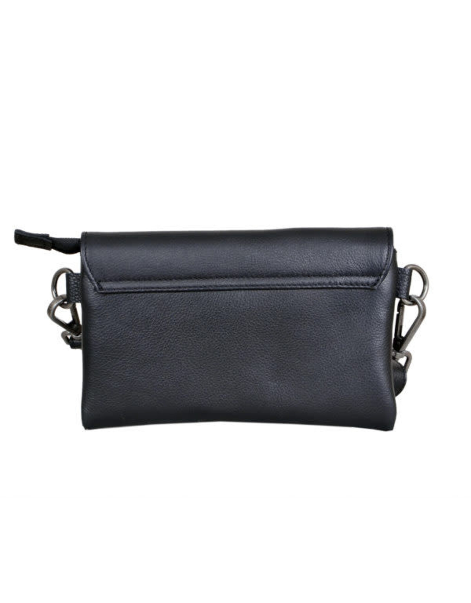 Crossbody Plain Soft Leather With Concho