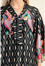 Jacinda Maxi Dress with Neck Bow