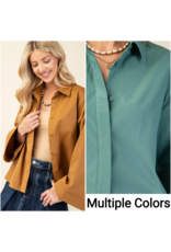 Tavia Oversized Button Up Shirt