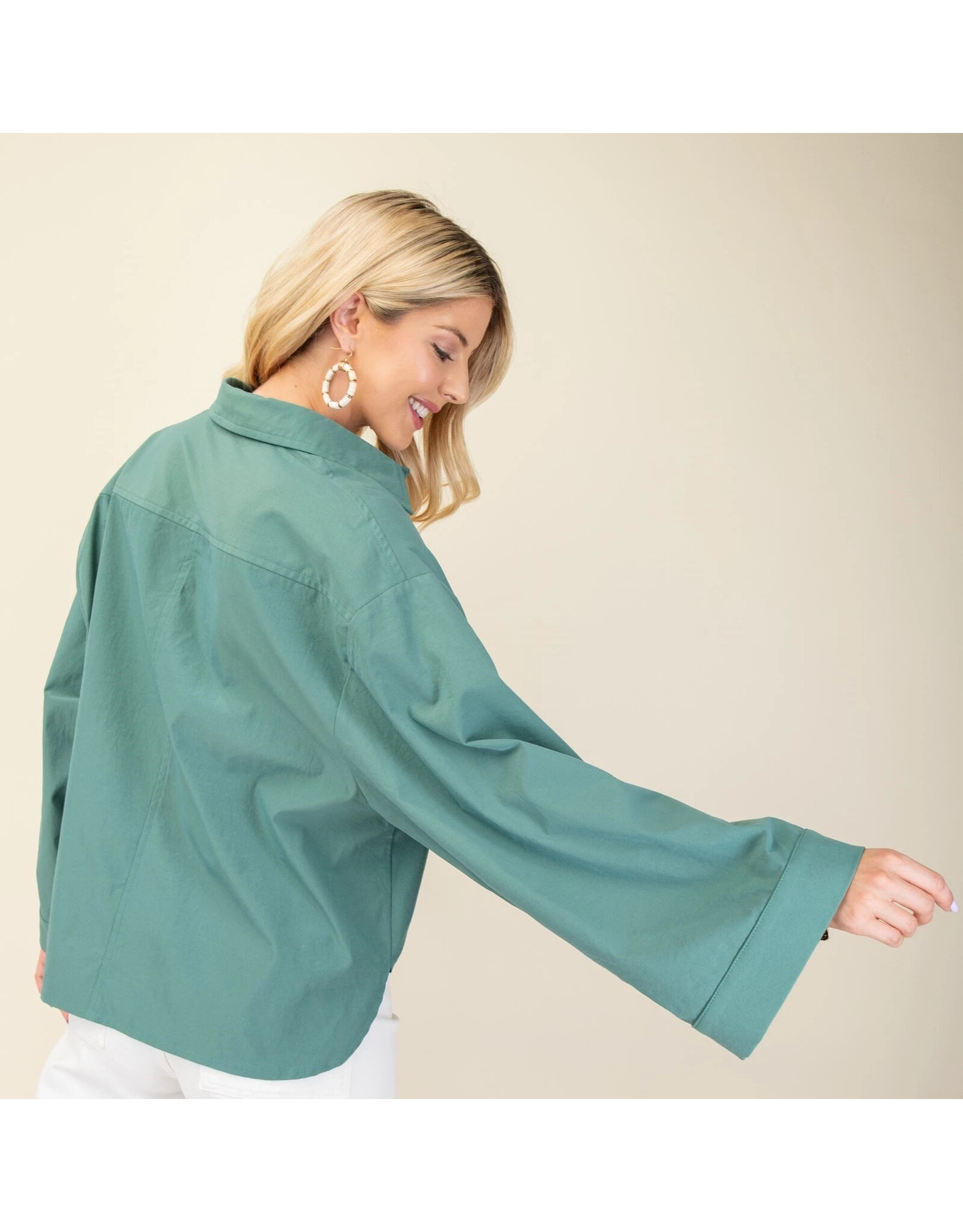 Tavia Oversized Button Up Shirt