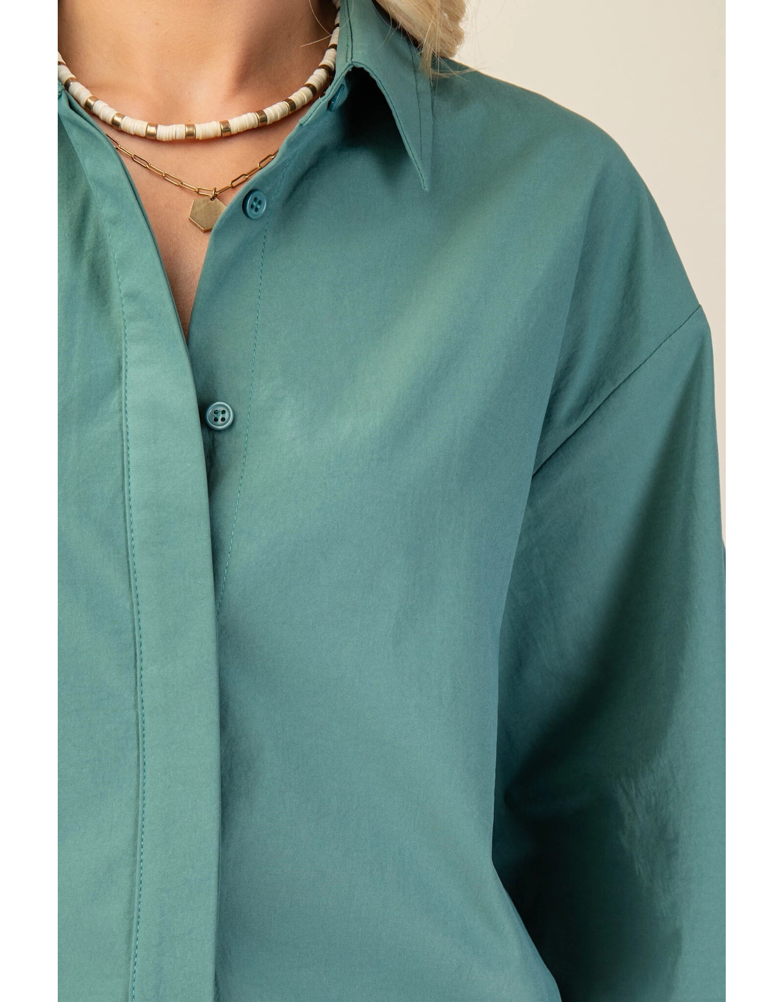 Tavia Oversized Button Up Shirt