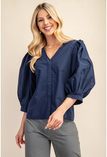 Julieta Bishop Sleeve Blouse