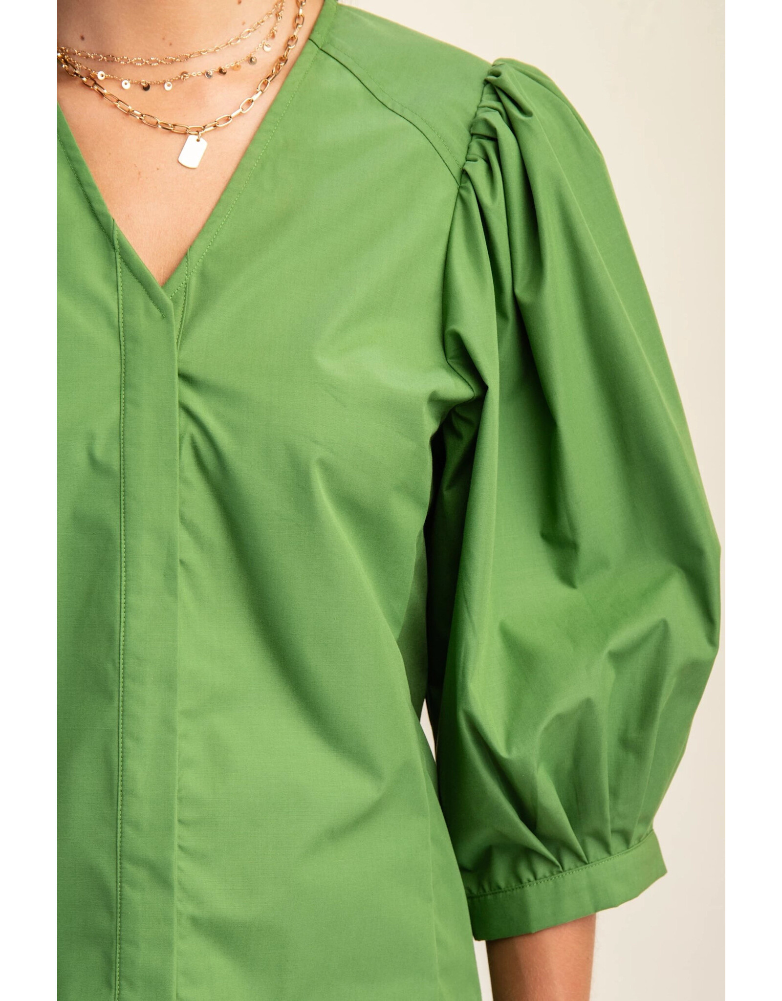 Julieta Bishop Sleeve Blouse