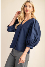 Julieta Bishop Sleeve Blouse