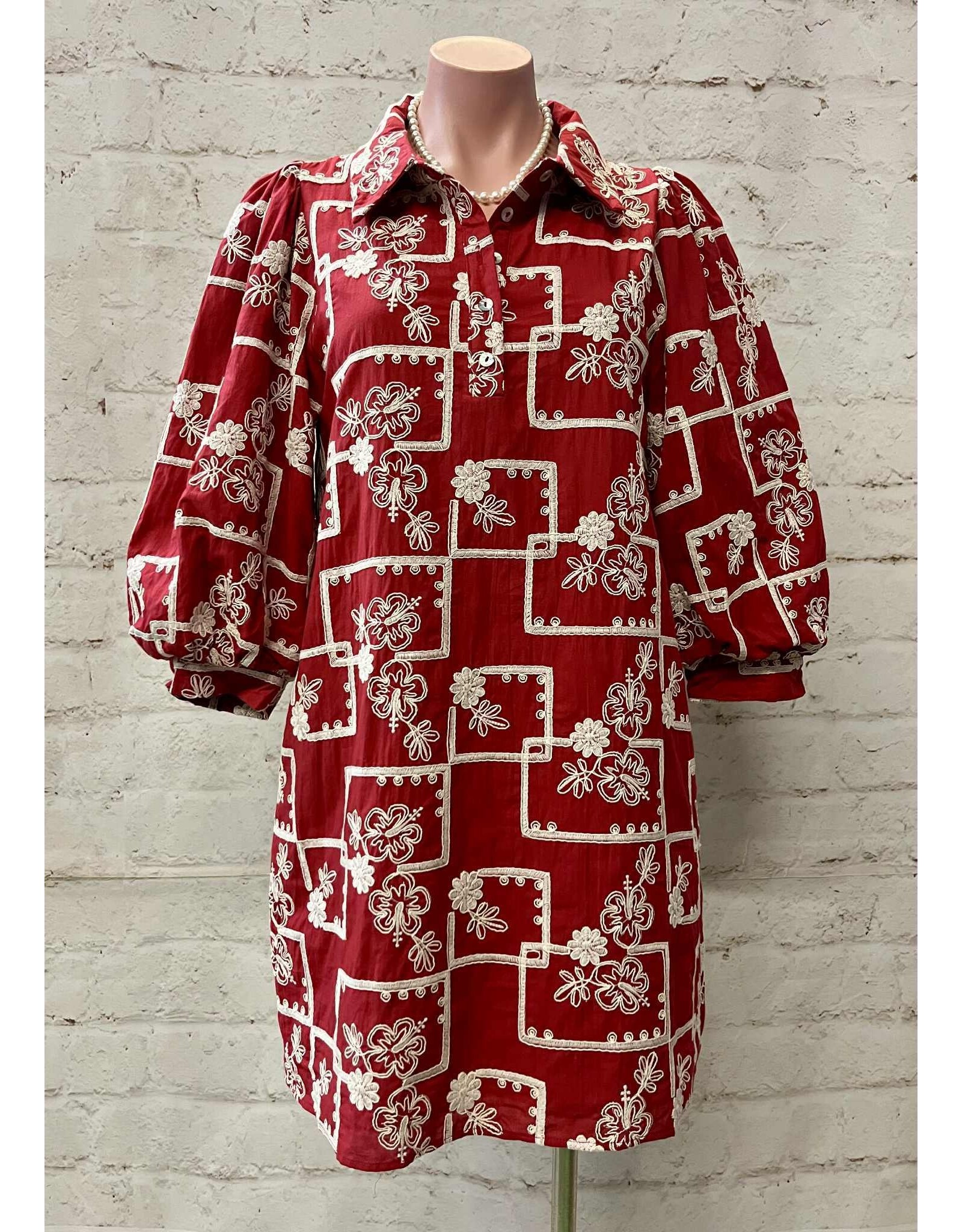 Maya Embroidered Dress