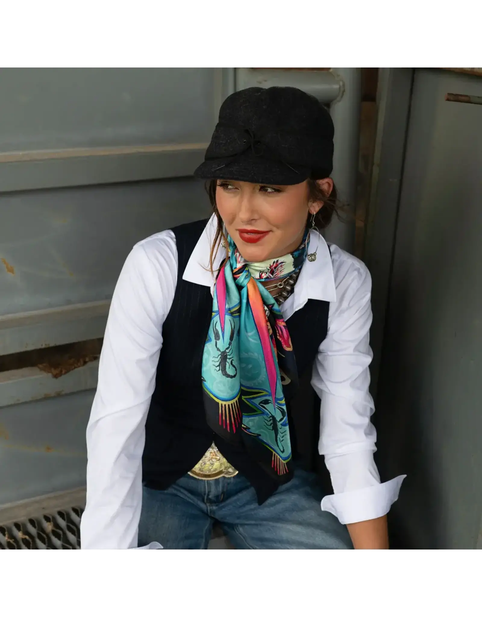Fringe Scarves Fringe The Sting of Reality Shorty
