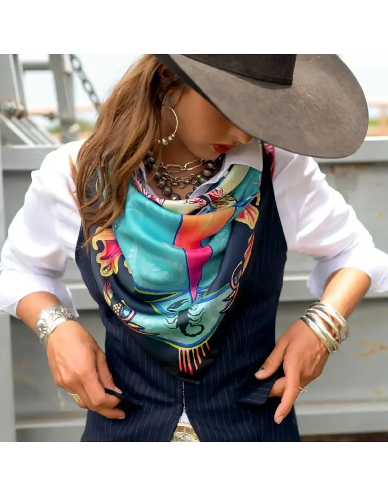 Fringe Scarves Fringe The Sting of Reality Shorty