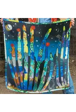 Fringe Scarves Fringe Painted Ruins Shorty