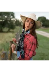 Fringe Scarves Fringe Turqs and Conchos Shorty Black