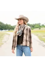 Fringe Scarves Fringe Turqs and Conchos Shorty Pink