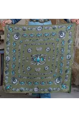 Fringe Scarves Fringe Turqs and Conchos Shorty Sage