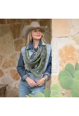 Fringe Scarves Fringe Turqs and Conchos Shorty Sage