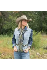Fringe Scarves Fringe Turqs and Conchos Shorty Sage