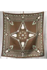 Fringe Scarves Fringe Squash Blossom Shorty Brown