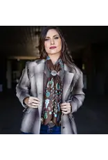 Fringe Scarves Fringe Squash Blossom Shorty Brown